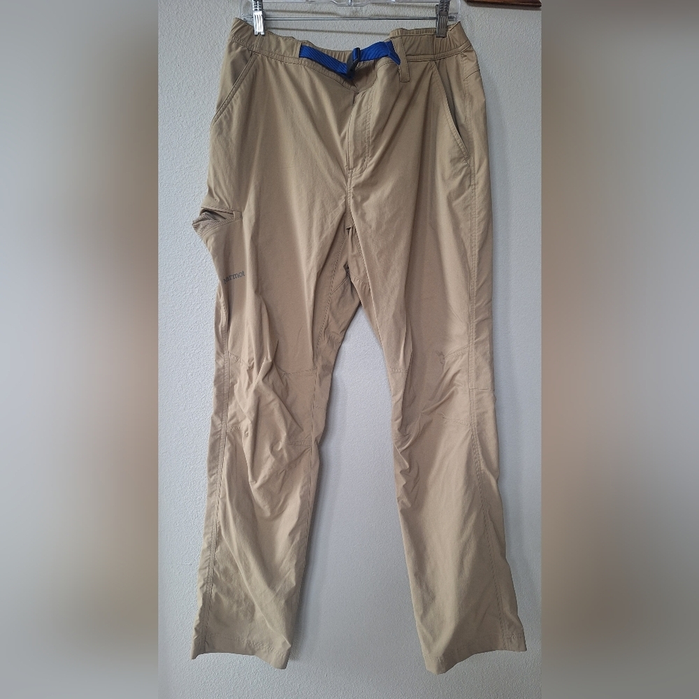 Marmot Arch Rock Pants  Khaki Outdoor Hiking Mens Size 36x32